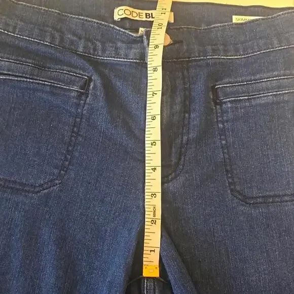 CODE BLEU Women's Denim Capri Pants - Classic Blue - Picture 11 of 11